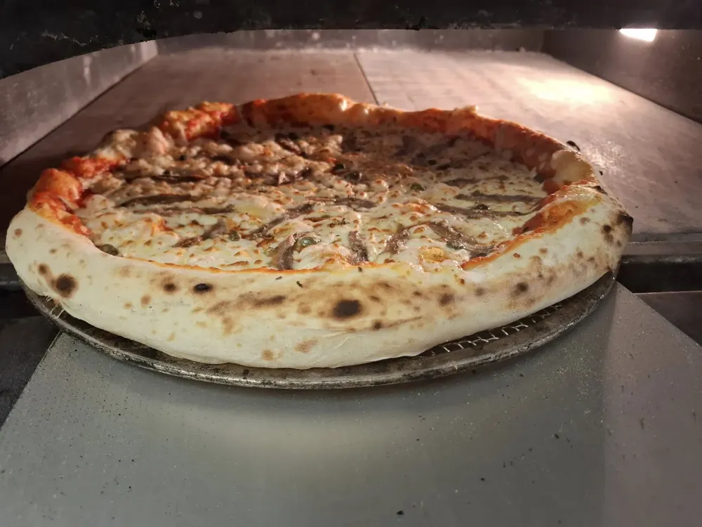 pizza sortie de four